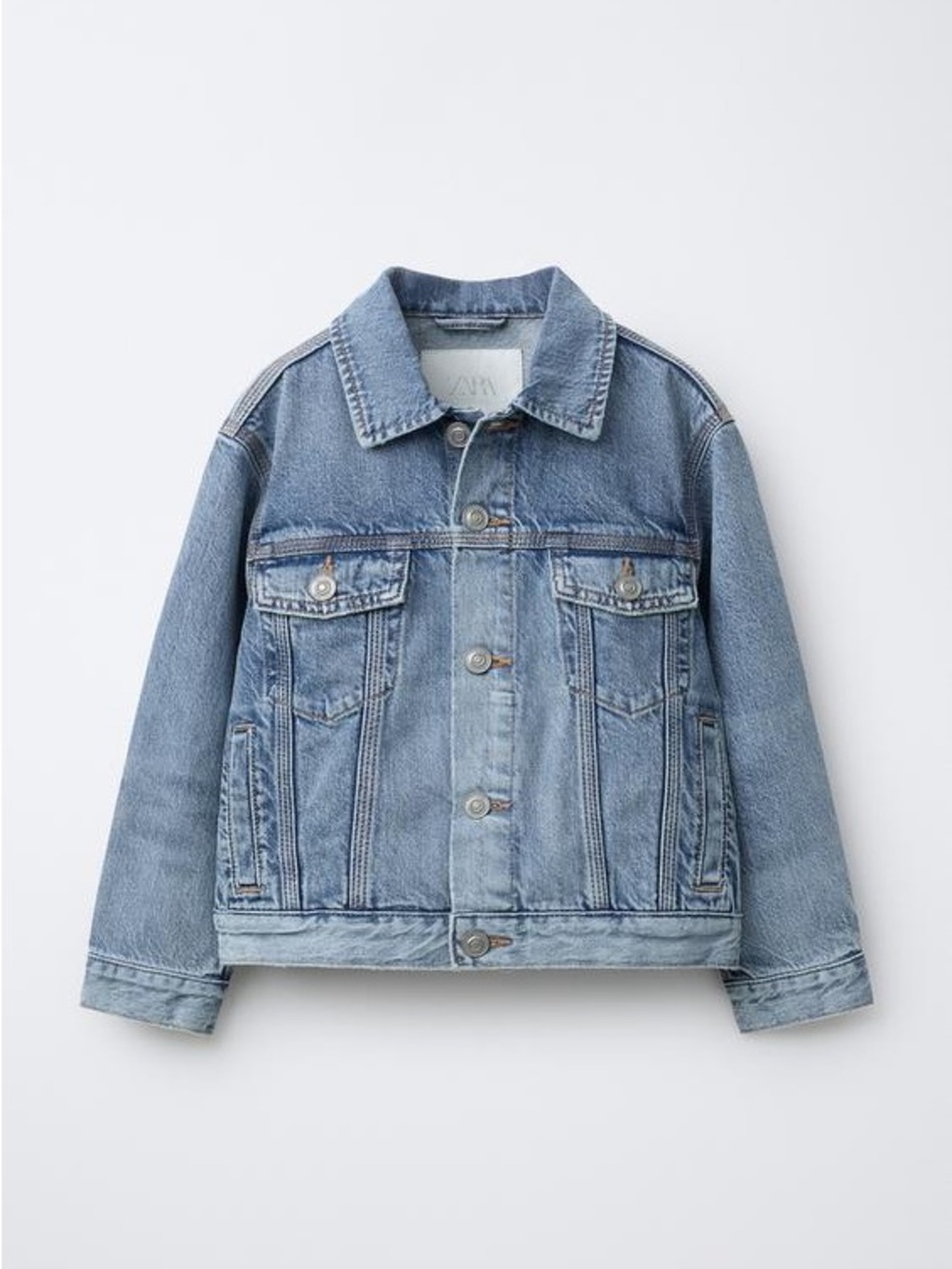 Zara Light Blue Denim Jean Jacket